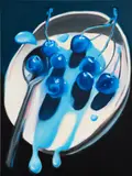 Amanda Wall, Slippy, 2021, oil on linen