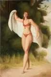 Jansson Stegner, Cedar Lake, 2020, oil on linen