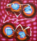 Vivien Zhang, Georadian, 2022, acrylic and oil on canvas
