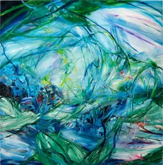 Sylvia Ong, Echoes No. 2, 2023, oil on canvas