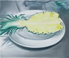Ulala Imai, Pineapple, 2019, oil on canvas