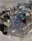 Chu Teh-chun, No. 330, 1970, oil on wooden panel