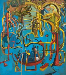 George Condo, Untitled, 1982, oil on canvas