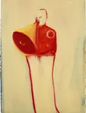 Ma Ke, Blowing A Horn, 2008, oil on canvas
