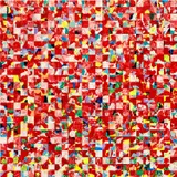 Hyunjin Kwon, Visual Poetry Pixel Series #676-04, 2022, mixed media on canvas