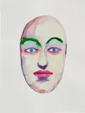 Nicolas Party, PORTRAIT, 2015, watercolour on paper