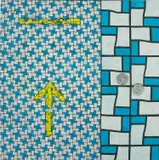Justin Lee, The Yellow Line, 2023-2024, acrylic on canvas