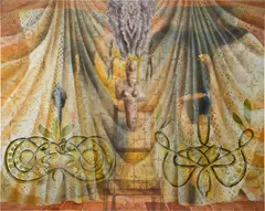 Yinling Hsu, The Eras in Bottles, 2024, oil on linen