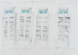 Damien Hirst, Drawing for Theology, Philosophy, Medicine, Justice, 2006, graphite and crayon on paper