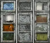Yuan Yuan, Fragments, 2012, oil on canvas, triptych
