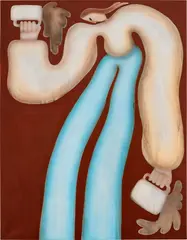 Felix Treadwell, Beer Friend, 2021, acrylic on canvas