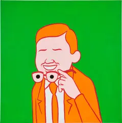 Joan Cornellà, Untitled 82, 2018, acrylic on canvas