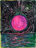 Thomas Houseago, Electric Night – Moonrise – Red Tide