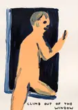David Shrigley, Untitled, 2018, acrylic on paper