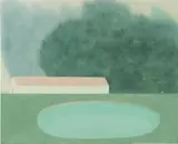 Junseok Kang, The Garden House, 2019, acrylic on canvas