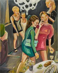 Avery Wheless, Surveillanced fun!, 2022, oil on canvas