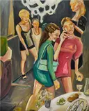 Avery Wheless, Surveillanced fun!, 2022, oil on canvas
