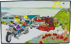 Let's Go Seattle! by Maki Hosokawa, 2011, pen, coloured pencil, and marker on paper, sold Apr 2025
