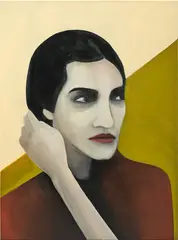 Tania–Maria by Rebecca Brodskis, 2019, oil on linen, offered Apr 2025