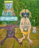 Eva Beresin, Intense Relaxation, 2021, oil on canvas