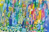 The Love Child, New York Romantics, 2021, acrylic and gold leaf on canvas