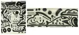 Sam Cox, Two works: (i) Caravan Chaos: Side 4 Panel 14; (ii) Caravan Chaos: Side 4 Panel 15, 2015, spray paint on aluminium panels mounted on plywood