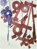 RETNA, Untitled, 2017, ink and watercolour on paper