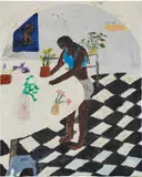 Marcus Leslie Singleton, The Florist, 2019, oil on panel