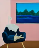 Laure Mary-Couégnias, Love Songs Must Continue #5, 2019, oil on canvas