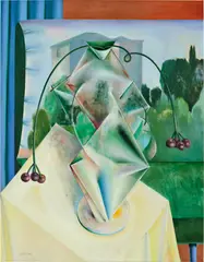 Pablo Benzo, Sofa Landscape, 2021, oil on linen