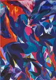 A Flashy Encounter by Tunji Adeniyi-Jones, Giclée print on 300gsm Somerset Velvet mould-made paper, sold Apr 2025