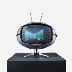 Veba #5 by Nam June Paik, 1997, video and television set, sold Dec 2025