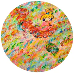 Ayako Rokkaku, Untitled (ARP19-050), 2019, acrylic on canvas