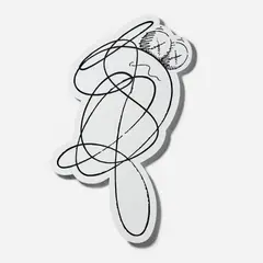 Kaws, YOU (#5), 2017, acrylic on canvas