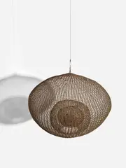 Ruth Asawa, Untitled S.013 (Hanging Single-Lobed, Five-Layer Continuous Form within a Form), 1987, hanging sculpture, woven oxidised copper wire
