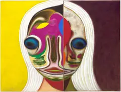 Untitled by Izumi Katō, 2022, oil on canvas, sold Sep 2025