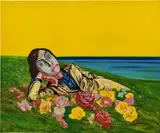 Zeng Fanzhi, Mask Series 1999 No. 2, 1999, oil on canvas