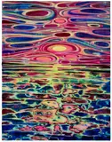 Yuxing Huang, The Sunrise Above the Sea, 2016, acrylic on canvas