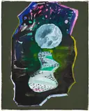 Shara Hughes, Big Moon, 2015, oil and flashe on canvas