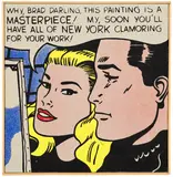Richard Pettibone, Roy Lichtenstein, "Masterpiece," 1962, 1975, acrylic and silkscreen ink on canvas