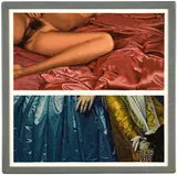 Richard Pettibone, Playboy Nude, Left Leg and Crotch; and Ingres, The Princess de Broglie, 1976, acrylic on canvas, in artist's frame
