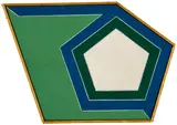 Richard Pettibone, Frank Stella, "Ossippee (Irregular Polygon)", 1967, oil on canvas