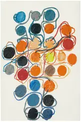 Atsuko Tanaka, Untitled, 1999, oil pastel on paper