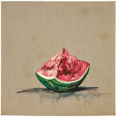 Watermelon by Zeng Fanzhi, 2007, oil on canvas, sold Sep 2025