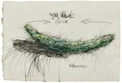 Liu Wei, You Want?, mixed media on paper