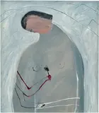 Lulu Ngie, Starting to like myself, 2020, oil on linen