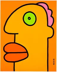 Thierry Noir, My sense of optimism is the basis of my creativity, 2021, acrylic on canvas
