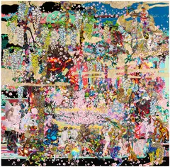 Tetsutaro Kamatani, Nirvana 4, 2025, resin on canvas