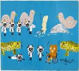 Atsushi Kaga, Let’s Quit Angels, 2009, acrylic on panel
