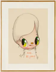 Javier Calleja, And…do you?, 2021, mixed media on paper